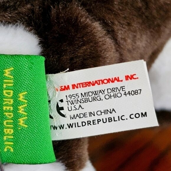 Wild Republic Endangered Okapi Stripe Plush Stuffed Animal, Stuffy, Plushie - Picture 9 of 11